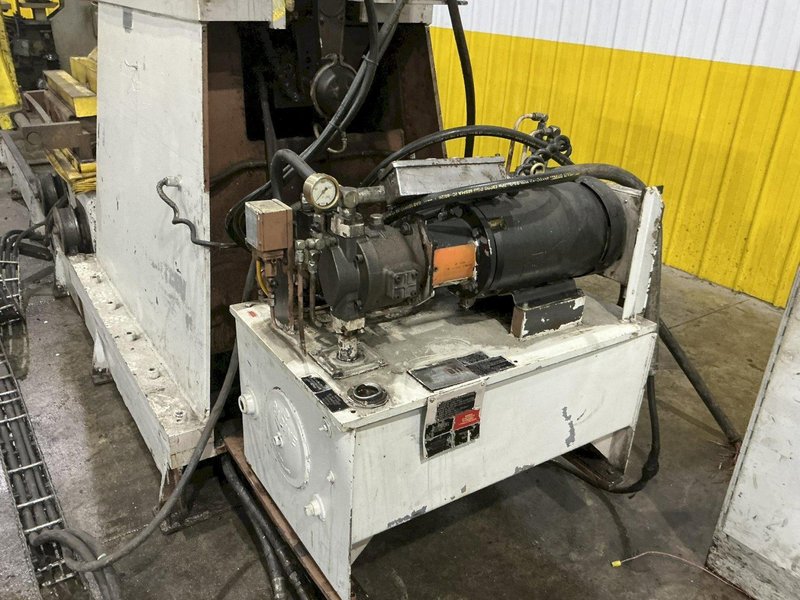 30,000 LBS X 36" PERFECTO COIL FEED LINE, COIL REEL UNCOILER &amp; STRAIGHTENER: YOBRO #24871