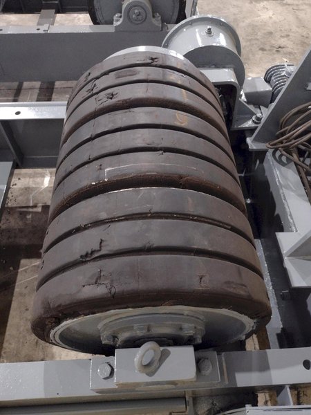 120 TON (240,000 LBS) RANSOME PANDJIRIS POWERED TANK TURNING ROLLS, POWER &amp; IDLER: STOCK #23143