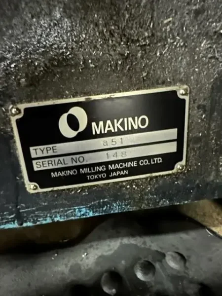 2003 MAKINO A51 | Machining Centers, Horizontal