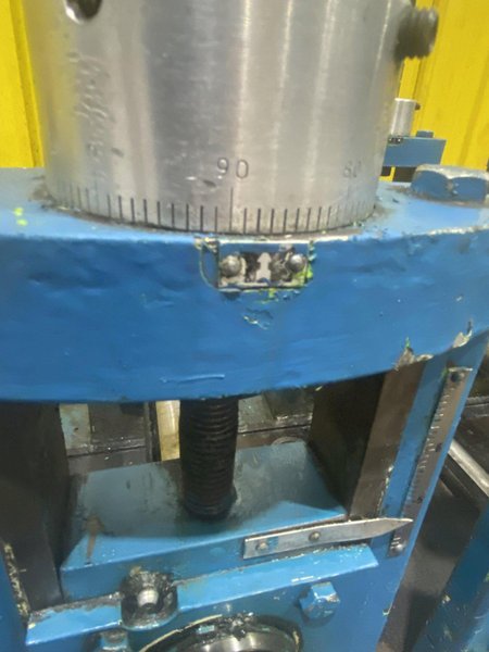 4 STAND X 1.5&quot; X 11&quot; YODER ROLLFORMER STANDS ON 6 STAND RAFTED BASE: STOCK #16781