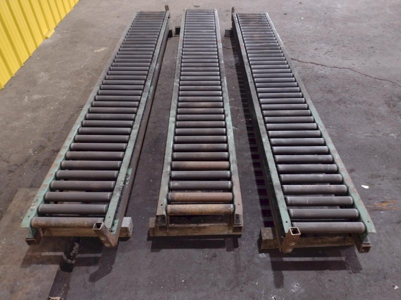 30&#039; (3 SECTIONS) X 18&quot; ROACH ROLLER CONVEYORS: STOCK #19099