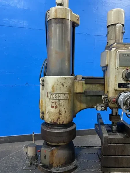 YOSHIDA 12” X 4 1/2’ RADIAL DRILL PRESS  -  YR5-130