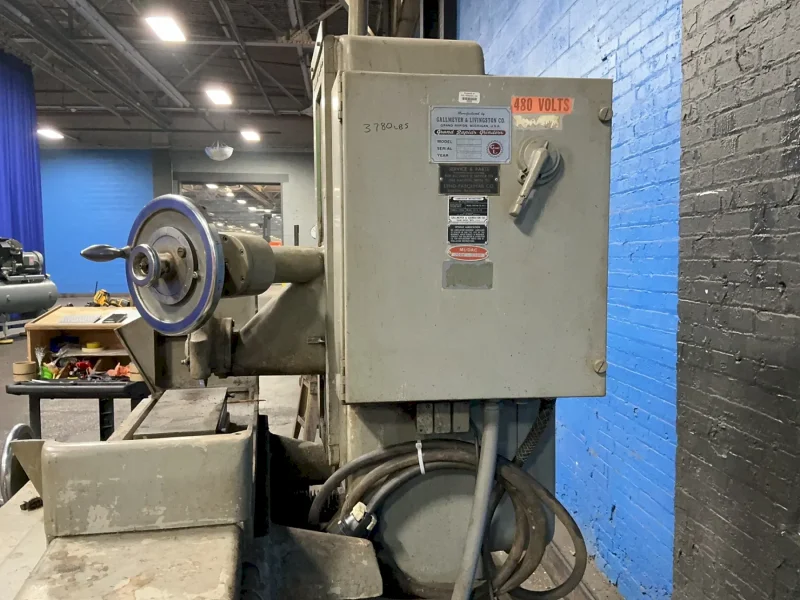 GALLMEYER &amp; LIVINGSTON CO. 6”X18” GRAND RAPIDS GRINDER  -  250