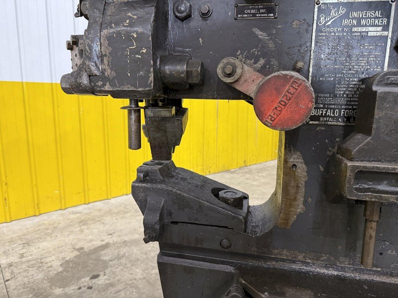 50 TON BUFFALO MODEL #1/2 MECHANICAL IRONWORKER: STOCK #22852