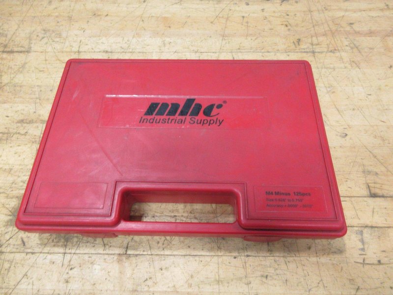 MHC M4 Minus Pin Gages .626"-.750" *COMPLETE SET*- Auction Item
