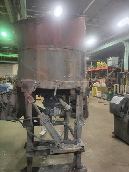 Simpson model 1.5 sand muller with drive and dust hood and aerator and skip loader tag# 13041