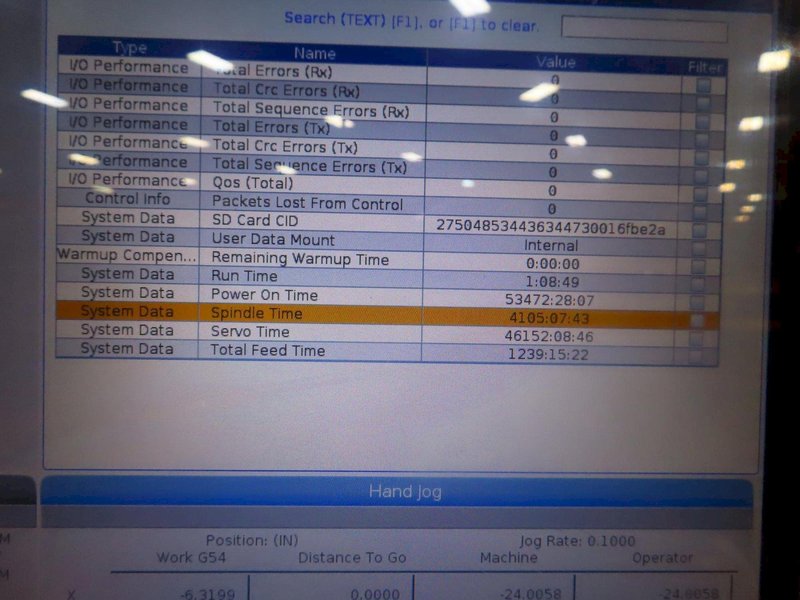 Haas VF-5/50XT CNC Vertical Machining Center, Haas NextGen Control, Haas HRT-160, 4th Axis Drive, Probing, 1000 PSI TSC