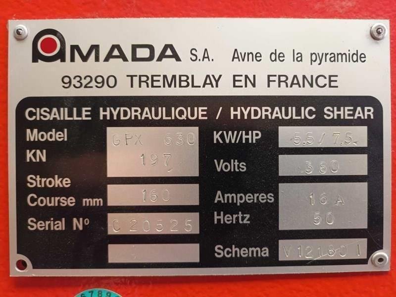 Amada Promecam GPX 3100 x 6 mm CNC