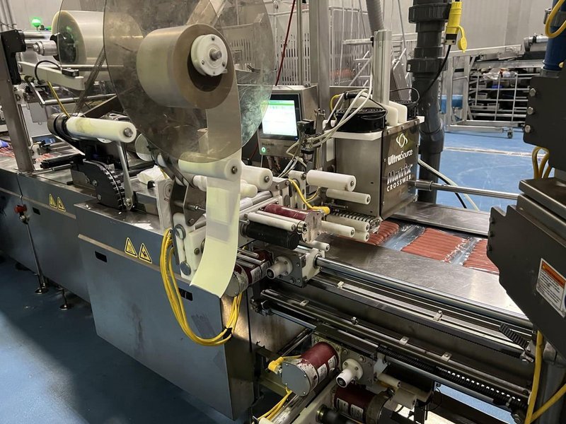 Drake LS1400 Hot Dog Loader &amp; RapidPak RP-45 Thermoformer – 2017 Meat Packaging Line