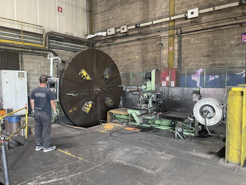 WMW Zerbst - CNC internal thread lathe Ø 4000 mm