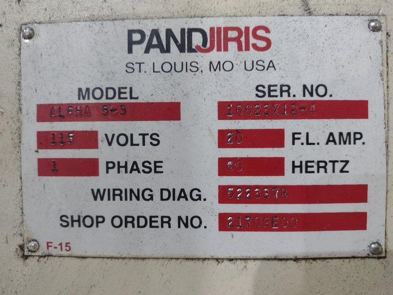 500 LB PANDJIRIS MODEL ALPHA 5-3 WELDING POSITIONER, 115 VOLT: STOCK #23360