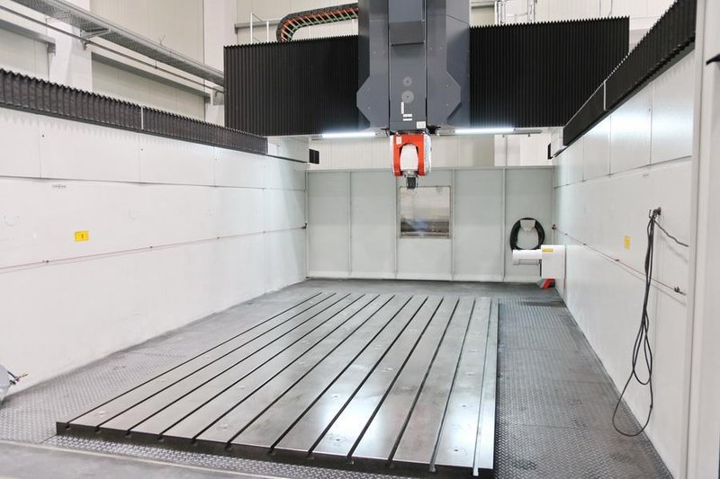 Droop + Rein FOGS 40 60 C CNC 5-Axis High Speed Gantry Type Machining Center, 2016 – Rotary Table, Probe, Blum Tool Measurement System, Extraction System