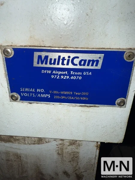 2012 MULTICAM V-204 CNC WATERJET