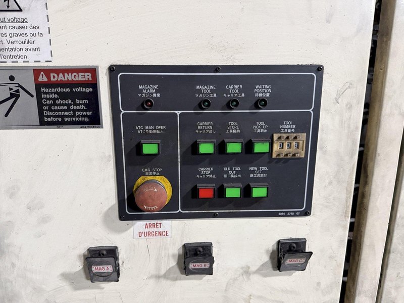 60" X 50" NIIGATA HN-80C TWIN PALLET HORIZONTAL MACHINING CENTER. STOCK # 0220626