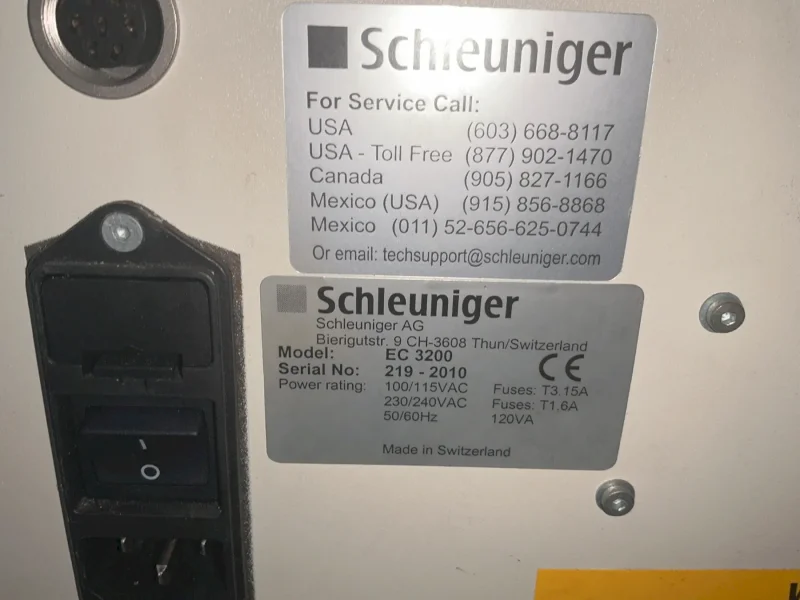 SCHLEUNIGER AG ECO CUT CUTTING MACHINE FOR CABLES   -  EC 3200