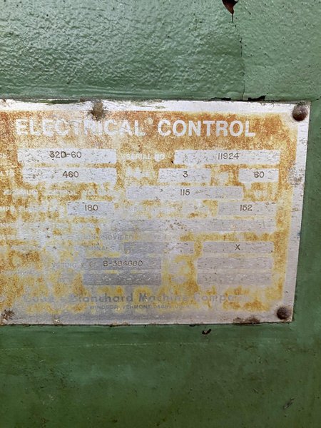 60" BLANCHARD ROTARY SURFACE GRINDER: STOCK #76317