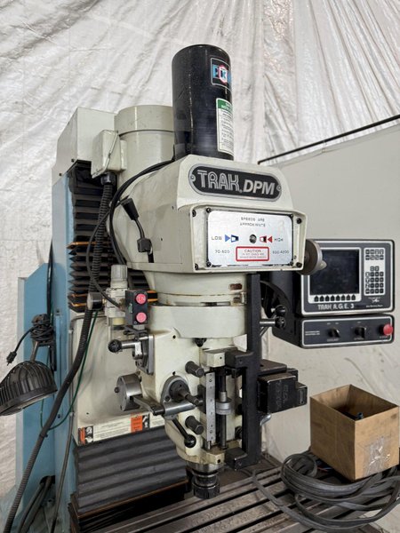 3 HP SWI TRAK DPM VERTICAL BED MILL. STOCK # 1113224