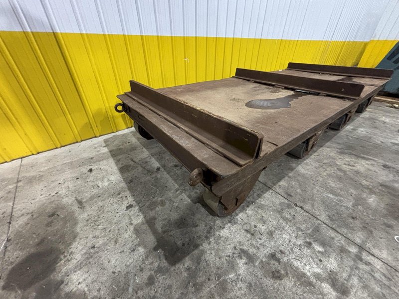 20 TON X 14' X 6' PORTABLE DIE TRANSFER CART, RUBBER TIRE: STOCK #23620