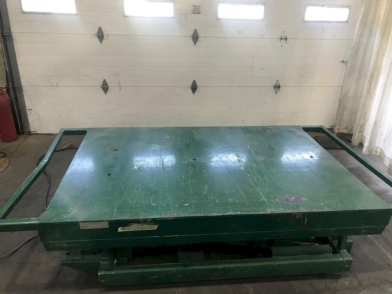 11,250 LB SALVAGNINI HYDRAULIC LIFT TABLE STOCK # 3099