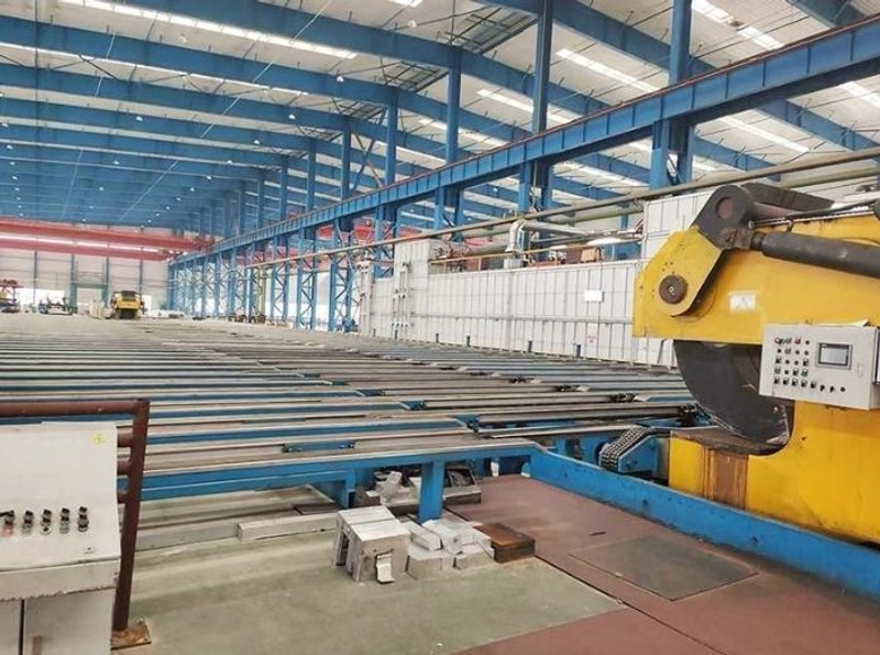 16,000 ton SMS Horizontal Direct Single Action Ext Press, Ind Billet Furnace, Stretcher, Saw, Billet Peeler (14552)