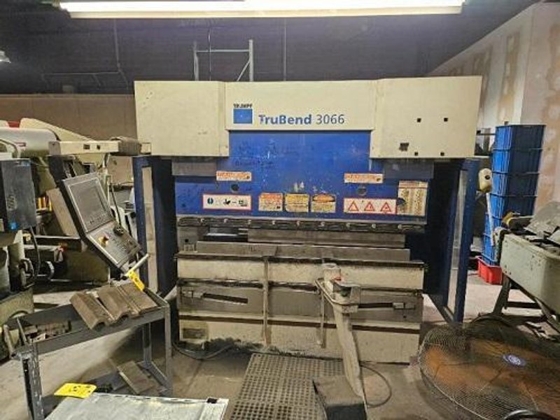 73 TON X 80&quot; TRUMPF #TRUBEND 3066 HYDRAULIC PRESS BRAKE