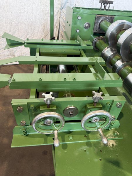15 STAND  X 3" ARBOR  X 50" PEARSON LOC SEAM ROLL FORMING PANEL MILL. STOCK # 0663325