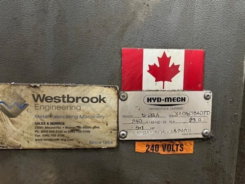 16" x 20" S-23A - Automatic Horizontal Band Saw With Bundling STOCK# 3878