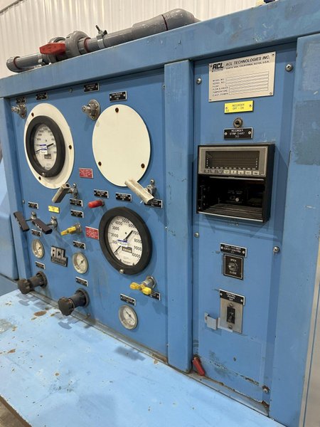 40,000 PSI ACL TECHNOLOGIES (AEROSPACE) MODEL #9882-0034 PRESSURE &amp; FLOW TEST BENCH MACHINE: STOCK #19827