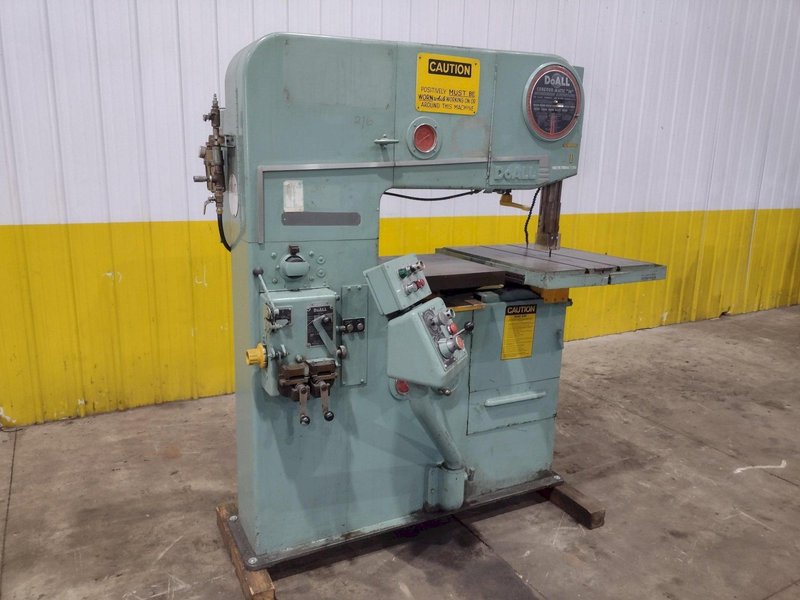 36" DOALL MODEL #3612-3 VERTICAL BAND SAW: YOBRO #25847