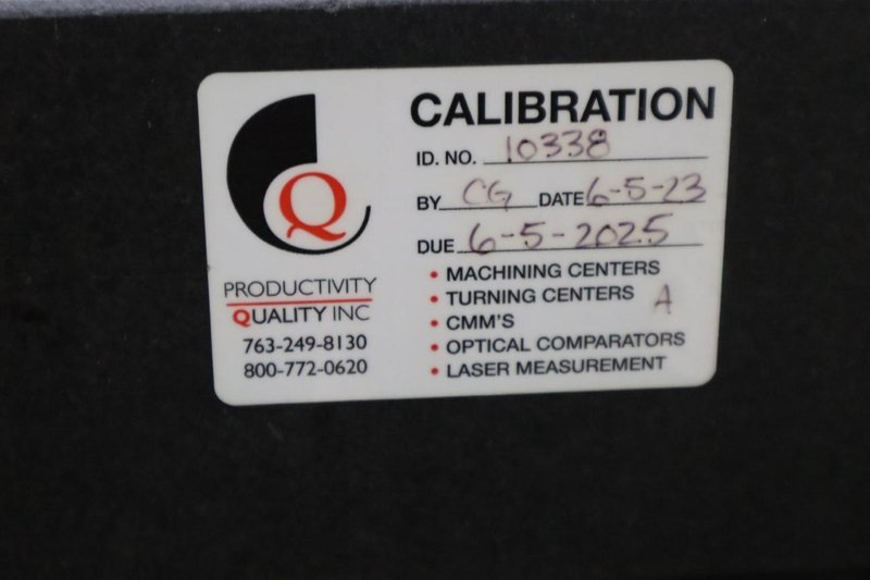 Surface Plate Black Granite and Steel Stand No Ledge- Auction Item