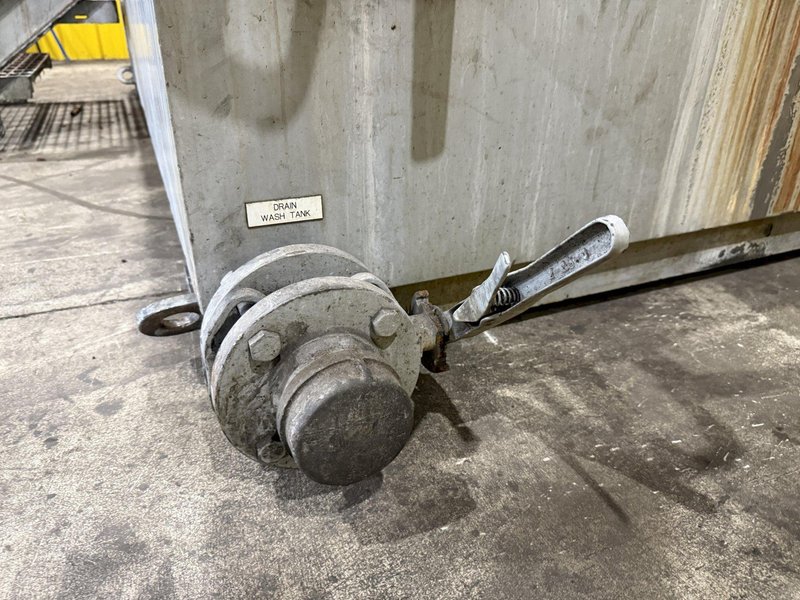 75&quot; x 60&quot; PROCECO MODEL #HD-75X60-E-6000-1-BO HEAVY DUTY ROTARY TABLE PARTS WASHER: YOBRO #24051