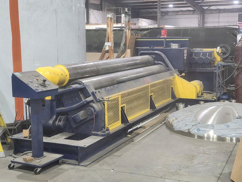 12' X 1/2" WEBB MODEL #9L-1312 3 ROLL INITIAL PINCH PLATE ROLL : YOBRO #24943