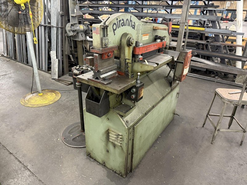 50 TON PIRANHA MODEL #P50 HYDRAULIC IRONWORKER: YOBRO #25289