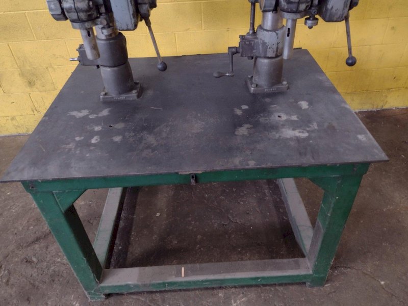 2 SPINDLE 20&quot; ATLAS CLAUSING MODEL #1800 GANG DRILL WITH POWER FEED: STOCK #16676