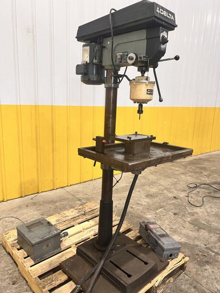 16&quot; DELTA MODEL #17-900 SINGLE SPINDLE DRILL WITH TAPPING HEAD: STOCK #23263