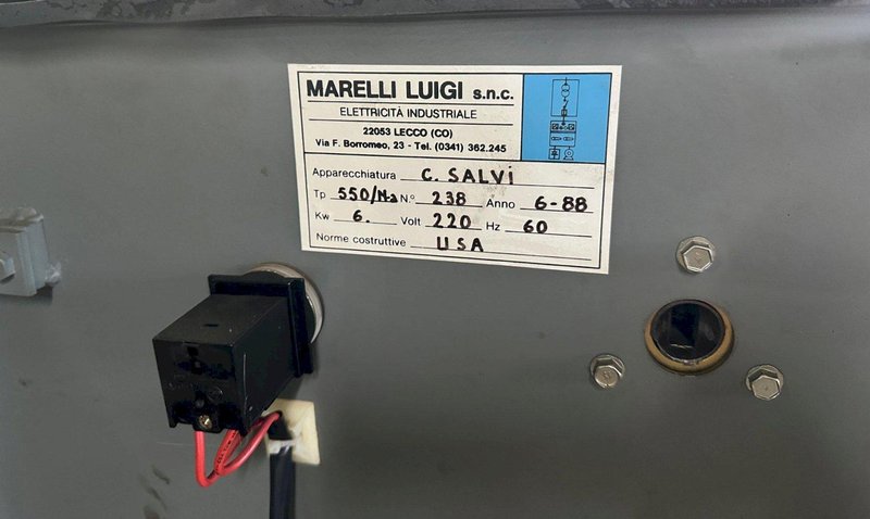 1988 Carlo Salvi RF550 Available now.