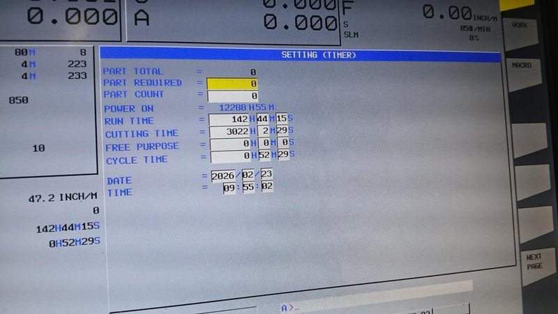 Doosan DVF 6500 5 Axis VMC, 2020 – Chip Blaster, Renishaw RMP600