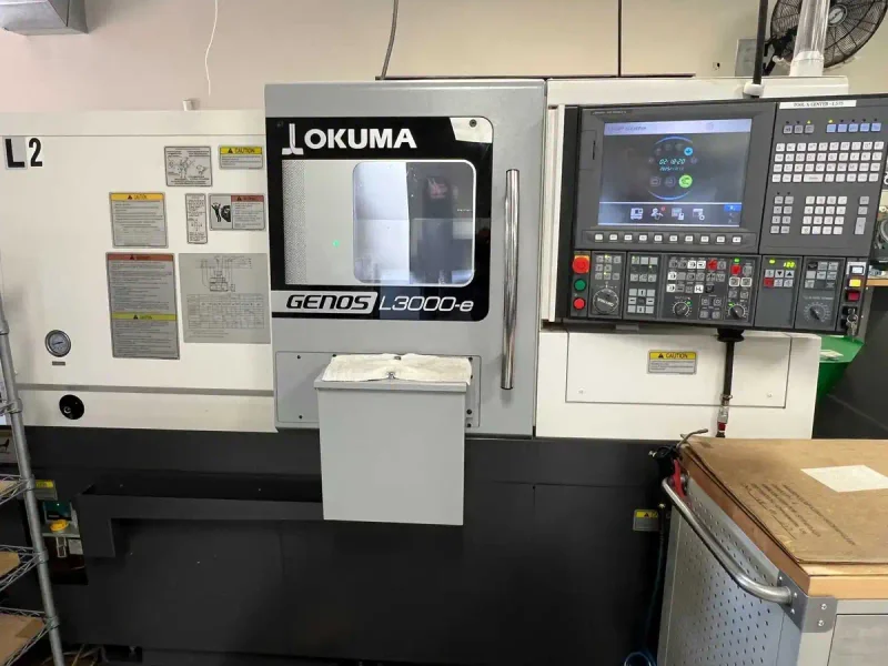 2021 OKUMA GENOS L3000-E | Lathes, Bar, CNC
