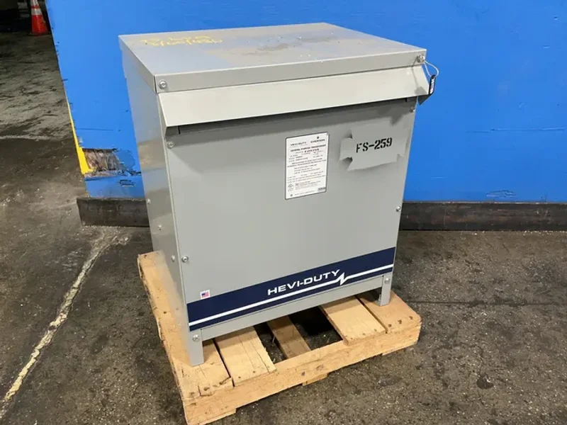 EMERSON 75 KVA HEVI-DUTY GENERAL PURPOSE TRANSFROMER  -  E2H75S