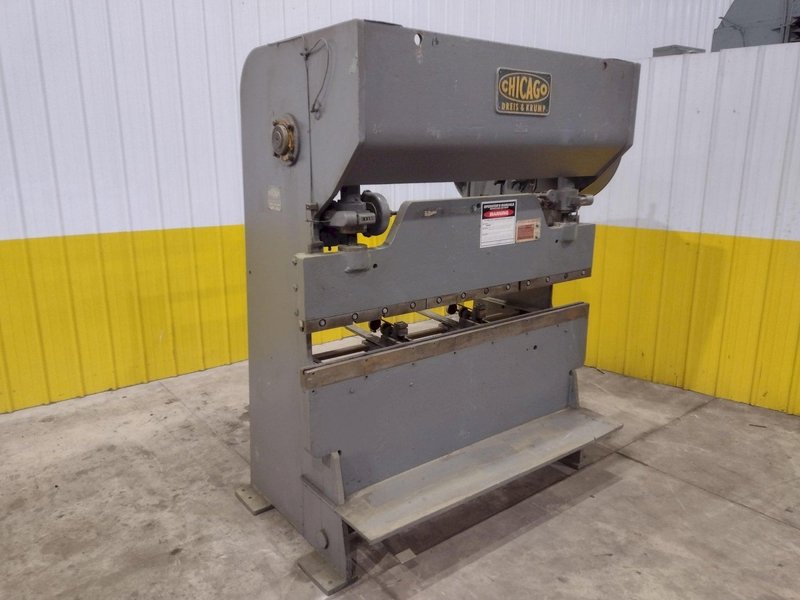 30 TON X 6' X 14 GAUGE CHICAGO DREIS &amp; KRUMP MODEL #56-A MECHANICAL PRESS BRAKE: STOCK #22761