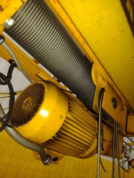 7.5 TON DESHAZO SINGLE GIRDER TOP RUNNING BRIDGE CRANE WITH STREET HOIST: YOBRO 24991