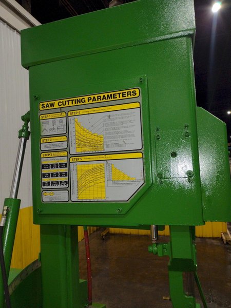 18" X 20" HYD-MECH MODEL V18 SERIES II VERTICAL BAND SAW: STOCK #24965