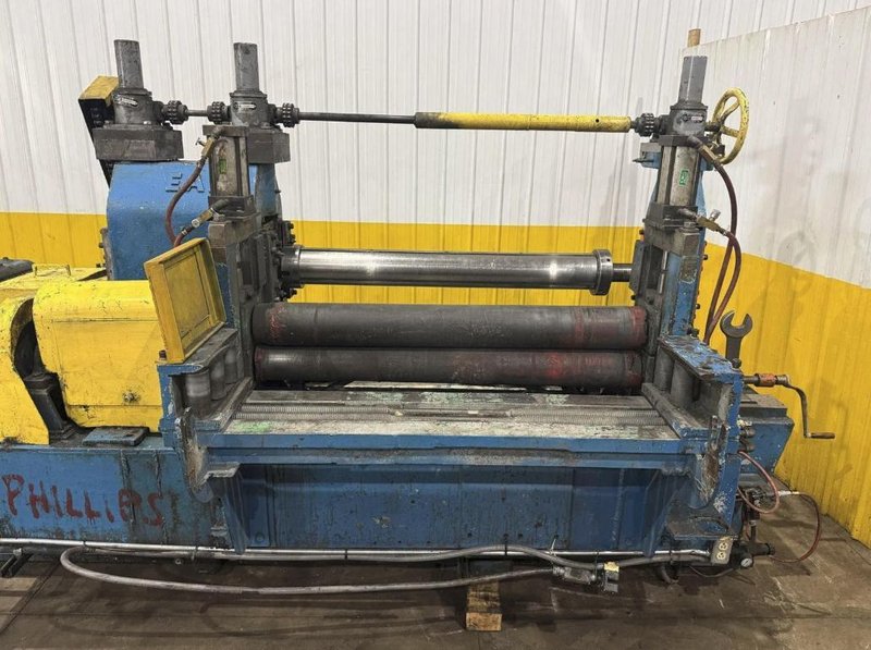 48" X 6" WEAN MOTORIZED SLITTER HEAD FOR SLITTING LINE. STOCK # 0435226