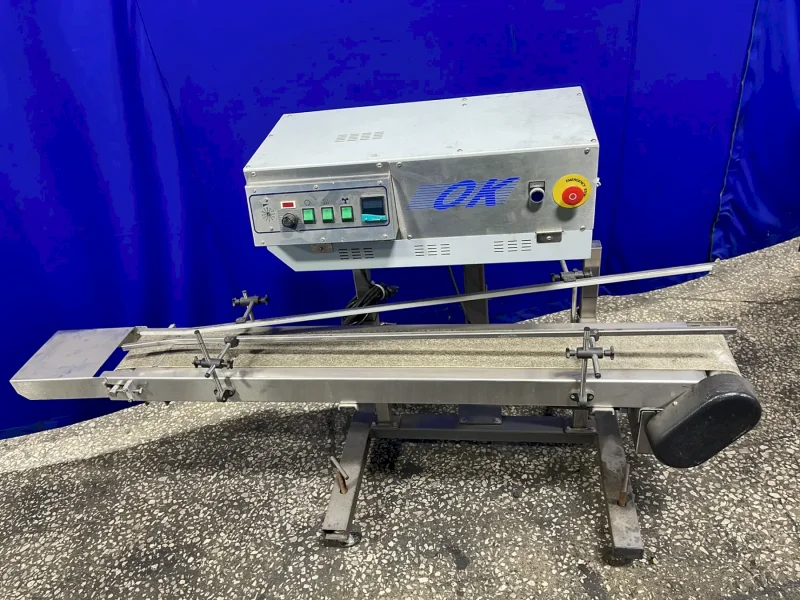 OK INTERNATIONAL CORP 10 A AT 110 V, 6”X64” BELT SUPER BAND SEALER PACKAGING MACHINE
