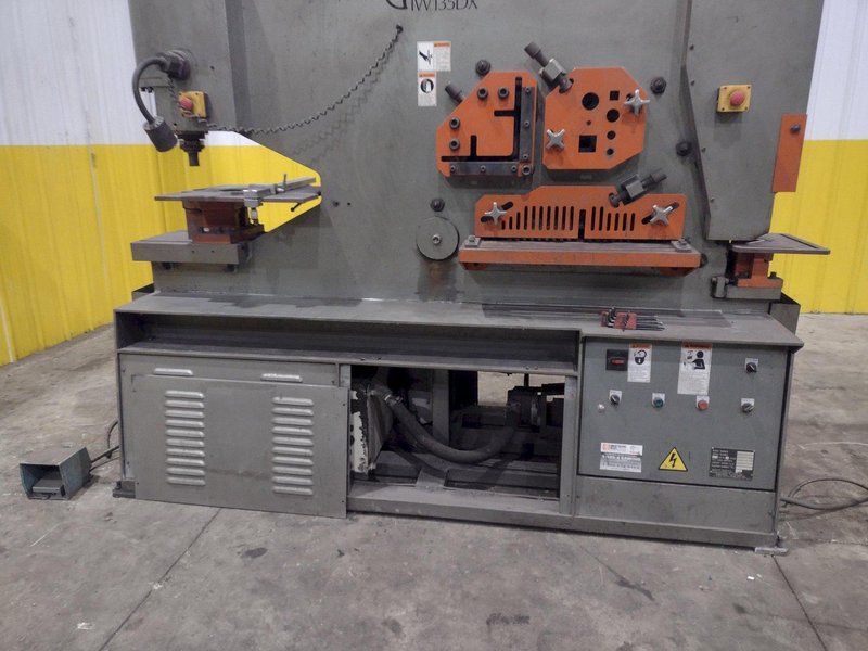 135 TON SPARTAN MODEL #IW135DX HYDRAULIC IRONWORKER: YOBRO #24716