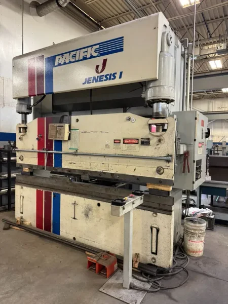 USED PACIFIC JENESIS SERIES I J-100-10 10' X 100 TON SINGLE AXIS CNC HYDRAULIC PRESS BRAKE