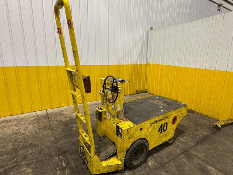 36 VOLT CUSHMAN MODEL 898361 STOCK CHASER/TUGGER CART: YOBRO #24655
