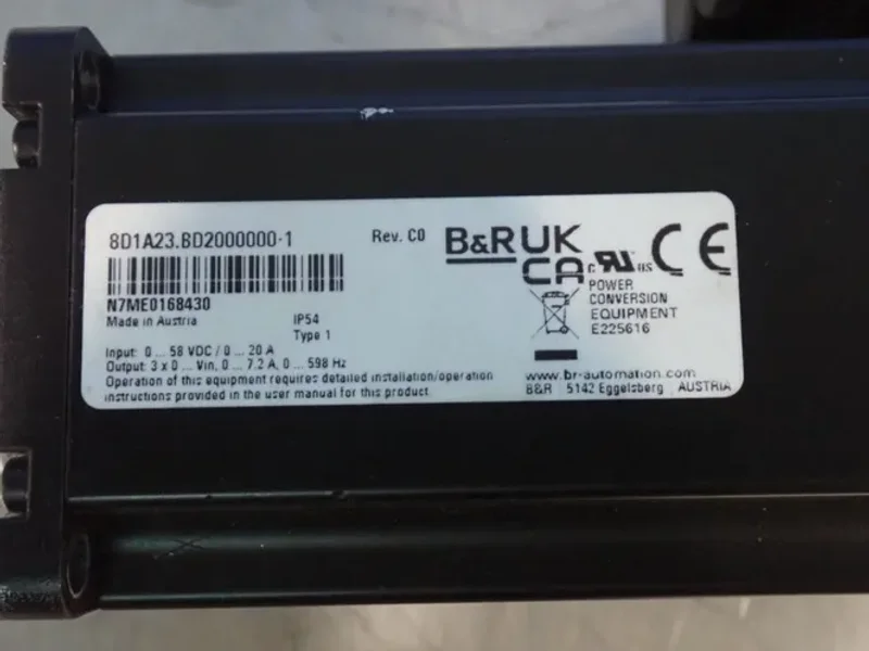 B&amp;R INDUSTRIAL AUTOMATION SERVO MOTOR  -  8D1A23.BD2000000-1