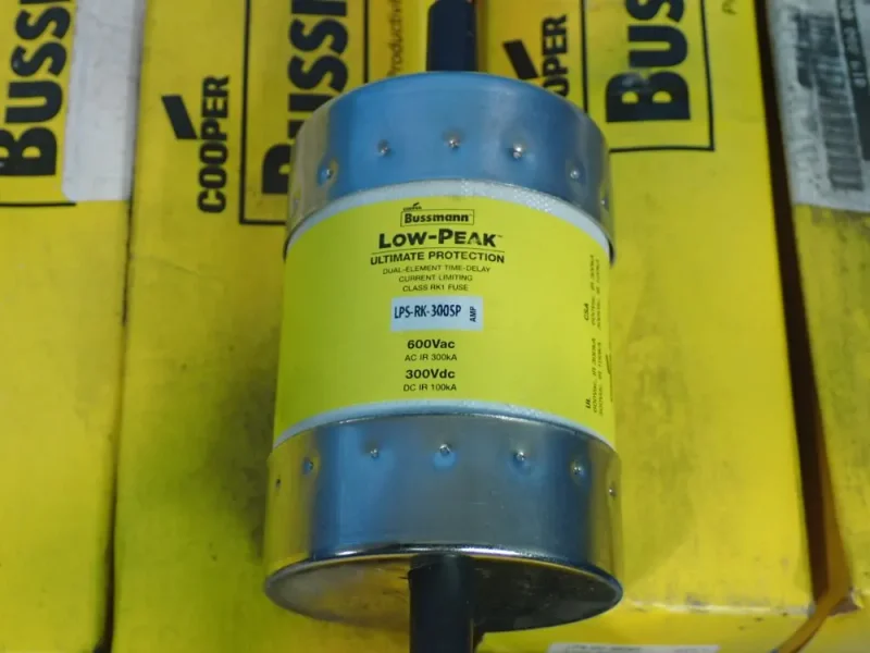 COOPER BUSSMANN LOW PEAK CLASS RK1 FUSES  -  LPS-RK-300SP