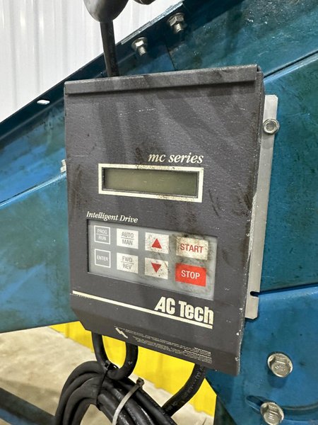 8&quot; WIDE X 6&#039; HIGH NEW LONDON ENG MODEL #500 MOTORIZED BELT INCLINED PARTS CONVEYOR: STOCK #20069